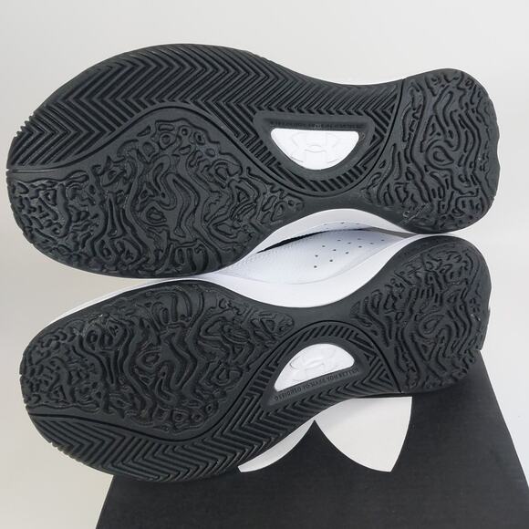 Under Armour Big Kids’ GS Lockdown 7 Sneakers Black/White, Boys’ Size 6Y - Picture 6 of 6